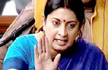 Oppn seek Smriti’s apology on ’objectionable’ comments in RS